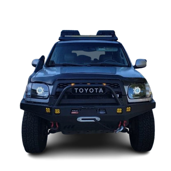 Black Front TRD Grille Fit For 2005 2006 2007 1st Gen Toyota Sequoia Grill With Emblem And Lights