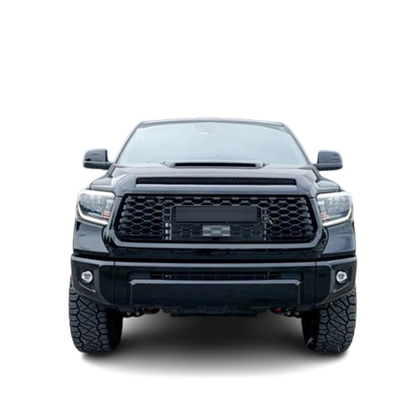 Front Grille Compatible with 2nd Gen 2010 2011 2012 2013 Toyota Tundra Front Bumper Grill Insert Black Mesh