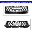 Front Grille for 2014 2015 2016 2017 2018 2019 2020 2021 Toyota Tundra Honeycomb Style Grill with Letters and Gloss Frame