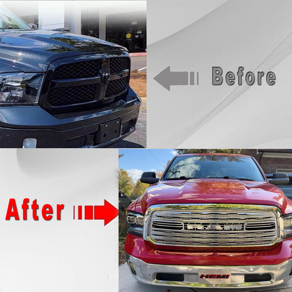 LTD Chrome Front Grille For 2013 2014 2015 2016 2017 2018 Dodge RAM 1500 Limited Style Grill with Letters