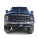 Front Grille Fit for 1999 2000 2001 2002 2003 2004 Ford F250 F350 F450 Grill Super Duty Raptor Style Grill with Letters and LEDs