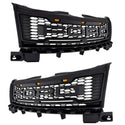 Front Grille for 2007 2008 2009 2010 2011 Ford edge Raptor Style Grill with Letters and LED Lights