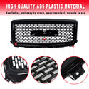 Front Honeycomb Style Grille Fit for 2014 2015 GMC Sierra 1500 Grill Glossy Black