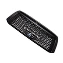 Black Front Bumper Grille for 2nd Gen 2010 2011 2012 2013 Toyota Tundra Grill TRD Pro Style with frame and Letters