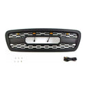 Front TRD Grille Fit for 2001 2002 2003 2004 1st Gen Toyota Sequoia Grill with Emblem and LED Lights