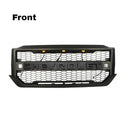 Grille Compatible with 2016 2017 2018 Chevrolet Silverado 1500 Front Grill with Side Lights and Letters