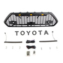 Front Grille for 2019 2020 2021 2022 2023 2024 Toyota RAV4 Adventrure Honeycomb Style  Grill with Letters & LED Lights