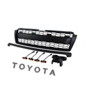 Grille for 2010 2011 2012 2013 2014 Toyota Land Cruiser Prado Grill With LED Lights and Emblem