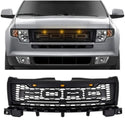 Front Grille for 2007 2008 2009 2010 2011 Ford edge Raptor Style Grill with Letters and LED Lights