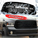 LTD Grille for 2013 2014 2015 2016 2017 2018 Dodge Ram 1500 Limited Style Grill Matte Black with Letters